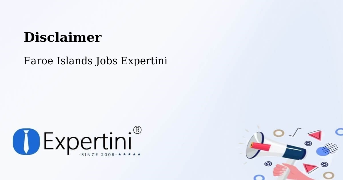 Disclaimer – Húsavík - Faroe Islands Jobs Expertini